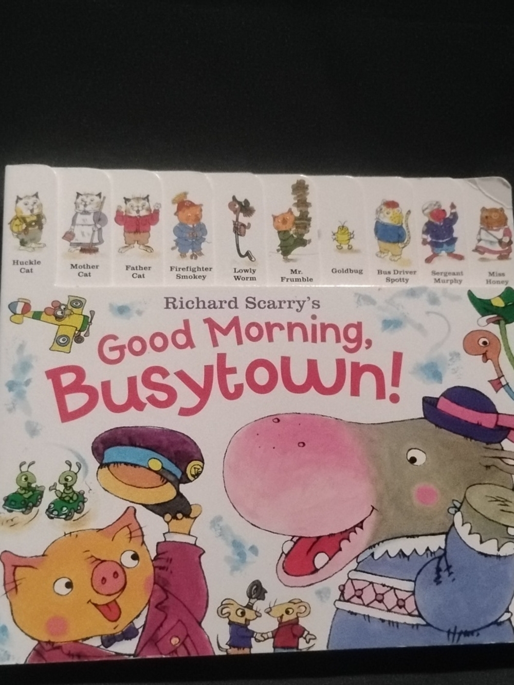 Good Morning, Busytown! Kids Book - Pink, Gray